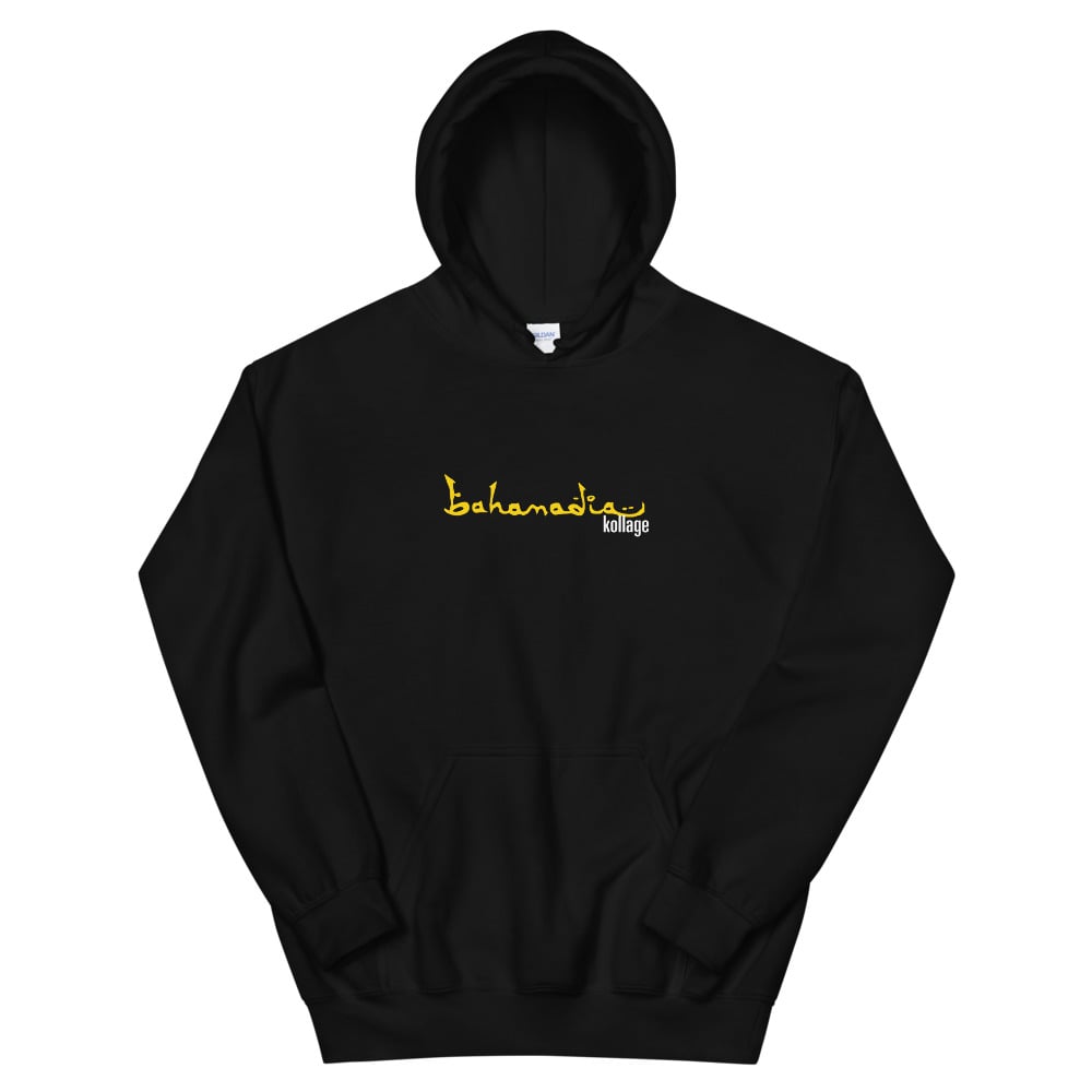 BAHAMADIA KOLLAGE FONT UNISEX HOODIE