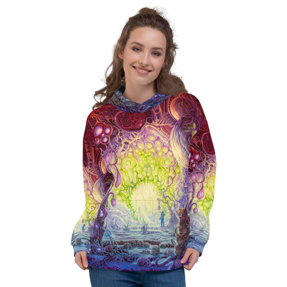 The Wanderer Allover Print Unisex Hoodie by Mark Cooper Art