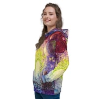 Image 3 of The Wanderer Allover Print Unisex Hoodie by Mark Cooper Art