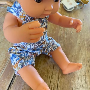 Image of Liberty Romper to suit 38cm Miniland doll - ‘Rumble and Roar’