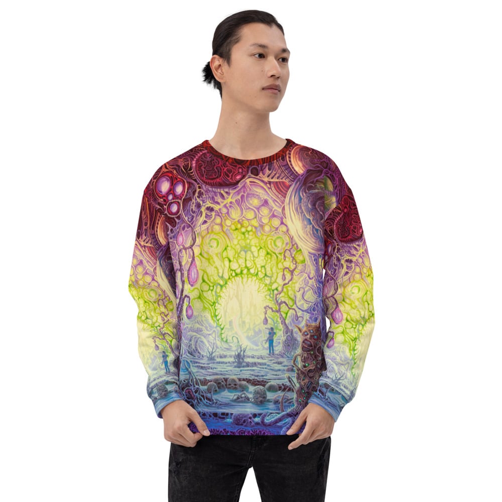 The Wanderer Allover Print Unisex Sweatshirt by Mark Cooper Art