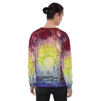 Image 4 of The Wanderer Allover Print Unisex Sweatshirt by Mark Cooper Art