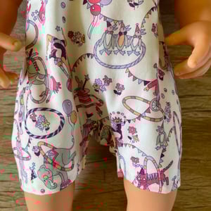 Image of Liberty Romper to suit 38cm Miniland doll - ‘Circus’