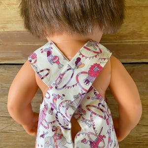 Image of Liberty Romper to suit 38cm Miniland doll - ‘Circus’