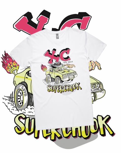 Image of SUPERCHOOK official enthusiasts’ tee and sweater