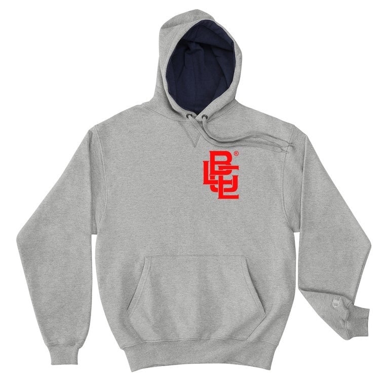 champions red hoodie