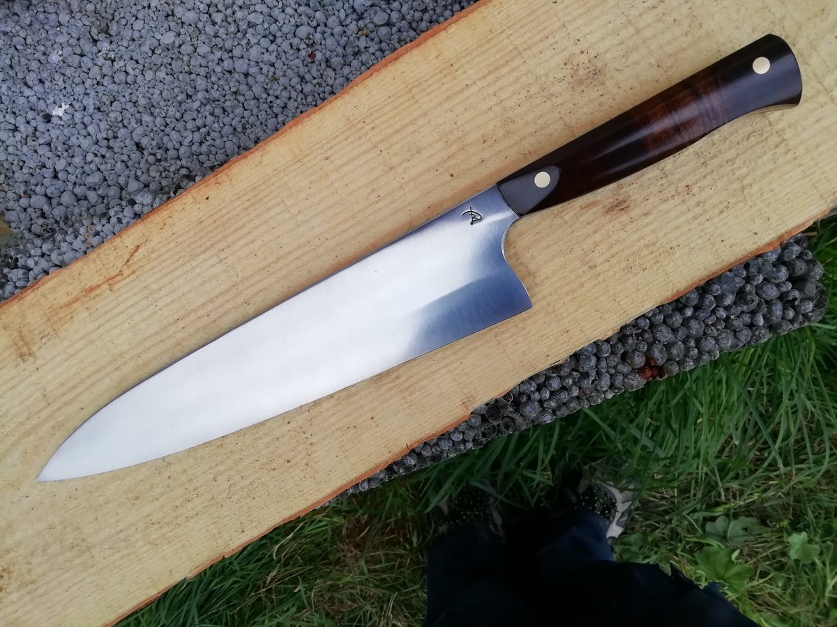 240 western honyaki gyuto w gidgee Dalman Knives