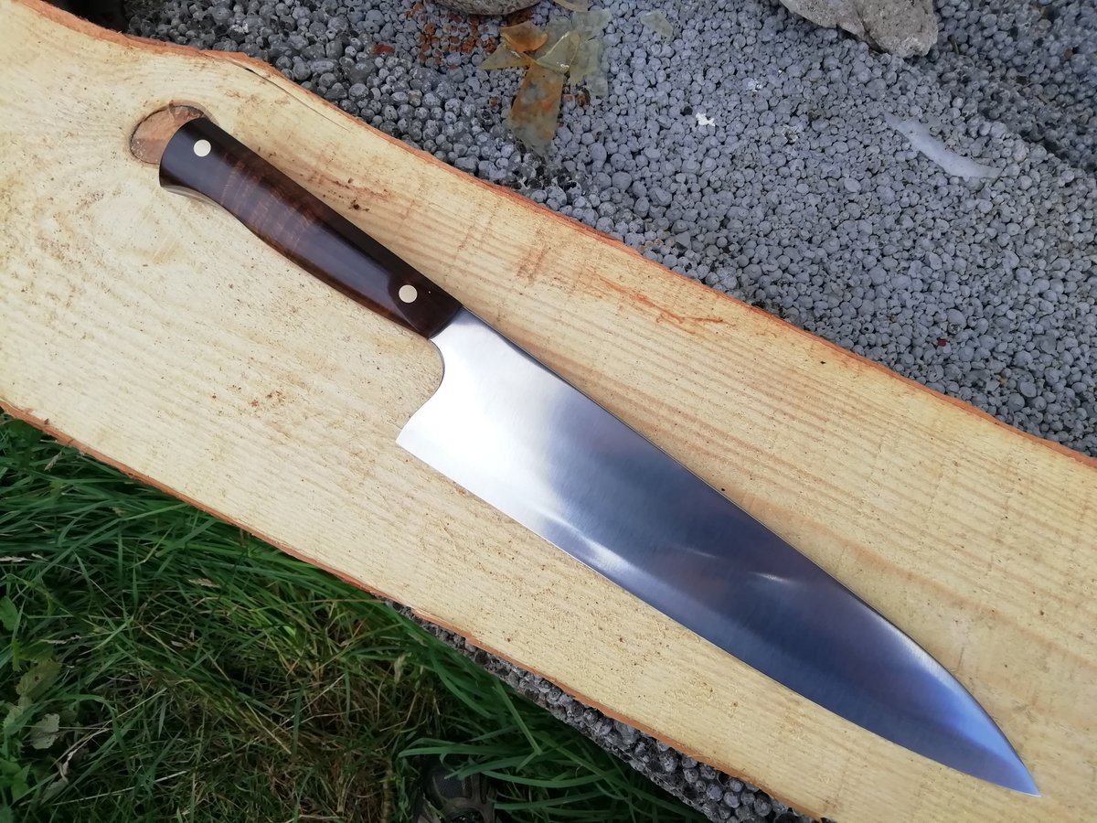 240 western honyaki gyuto w gidgee Dalman Knives