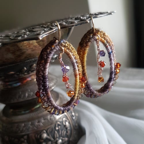 Image of VIGNETTE Earrings - Lavender Honey