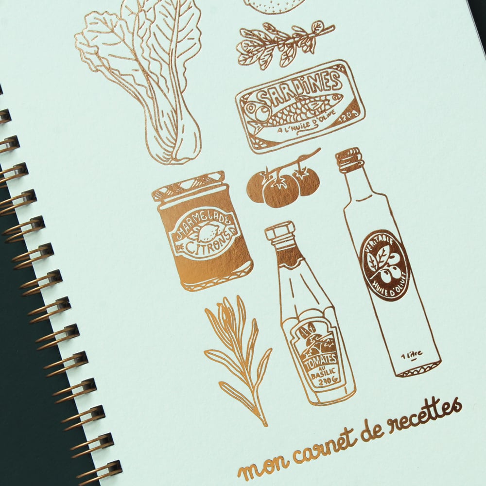 Carnet de recettes Abondance Les Editions du Paon - Pastel Shop