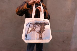Image of 'Tom Petty Smoking In A Car' Tote Bag