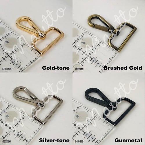 Image of Navy-White-Blue Strap for Bags - 1.5" Wide Cotton - Adjustable Length - Tear Drop Shape #14 Hooks