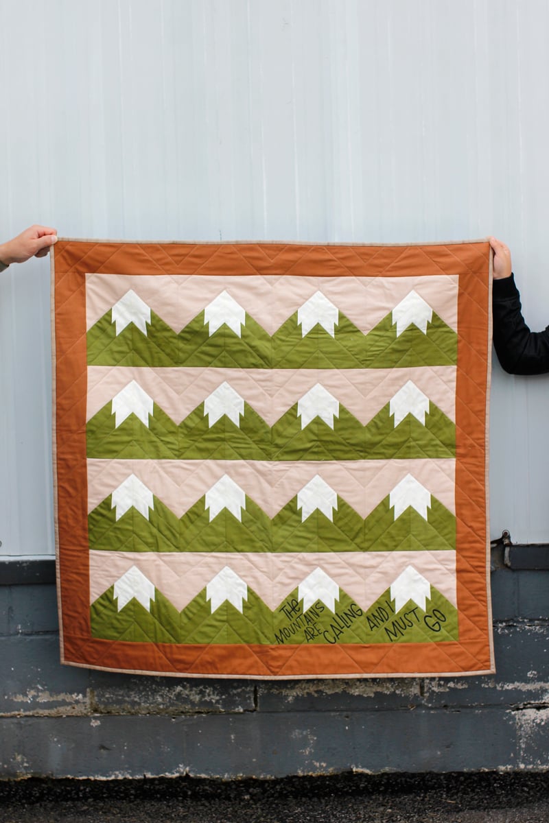 SNOWY MOUNTAIN QUILT Pattern PDF See Kate Sew