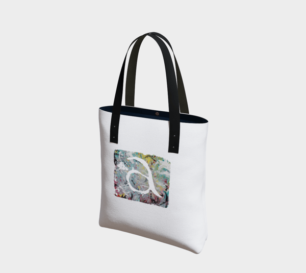 Image of Avery Art Signature Tote-White