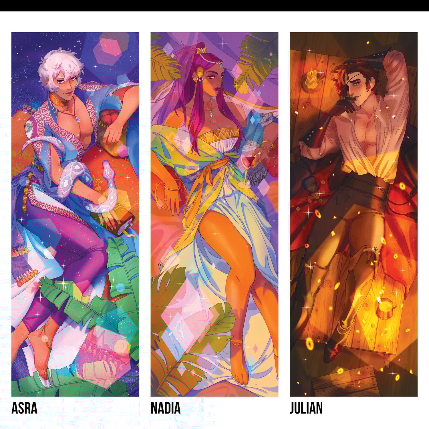 Image of The Arcana ✦ Body Pillow Cases