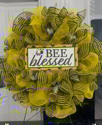 Image 1 of Bumblebee 🐝 Door Wreath 