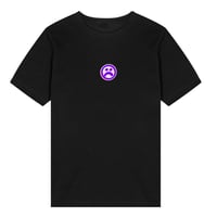 small middle logo black t-shirt