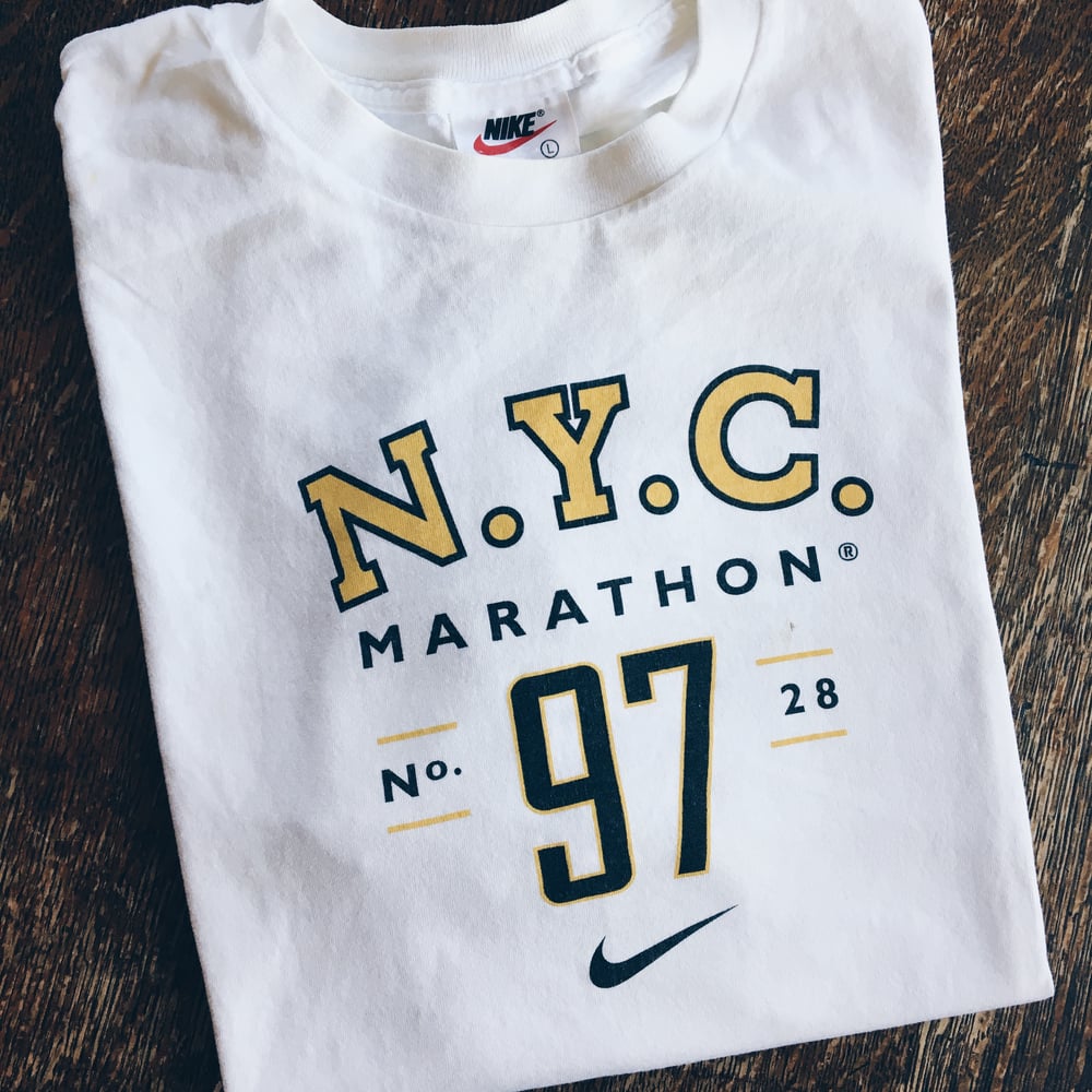 Image of Original 1997 Nike NYC Marathon Tee