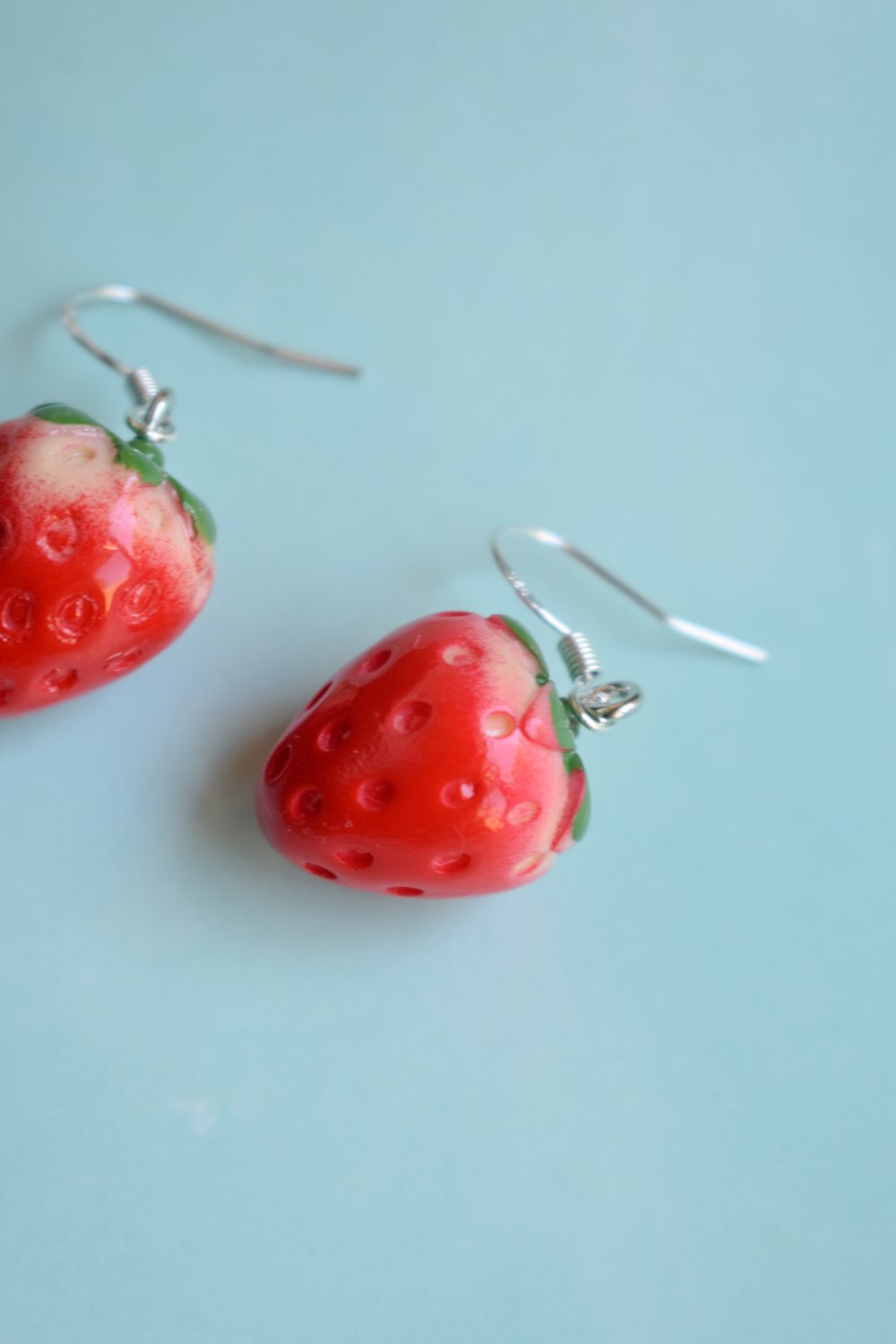 Image of Strawberry Hook Earrings