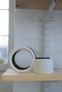 Image 3 of Circle Mug in Ivory Satin