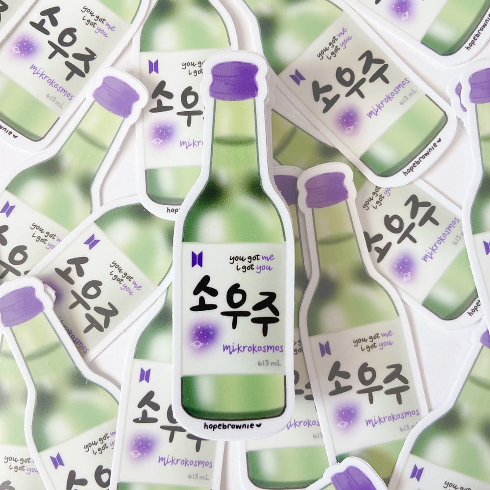Image of mikrokosmos soju sticker