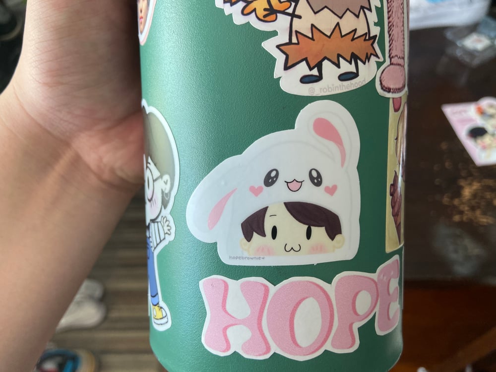 Image of kookie bunny sticker!