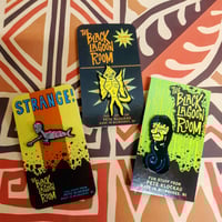 Image 1 of Tiki Sideshow Gaff Taxidermy 3-Pack Enamel Pin Set!