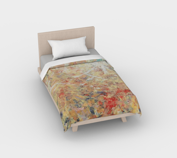 Image of Summertime Print Duvet Cover