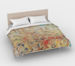 Image of Summertime Print Duvet Cover