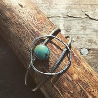 Cuff with turquoise 