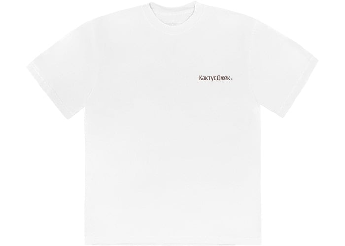 Travis Scott The Scotts Rage Emote T-Shirt White | Sheffield Rubber