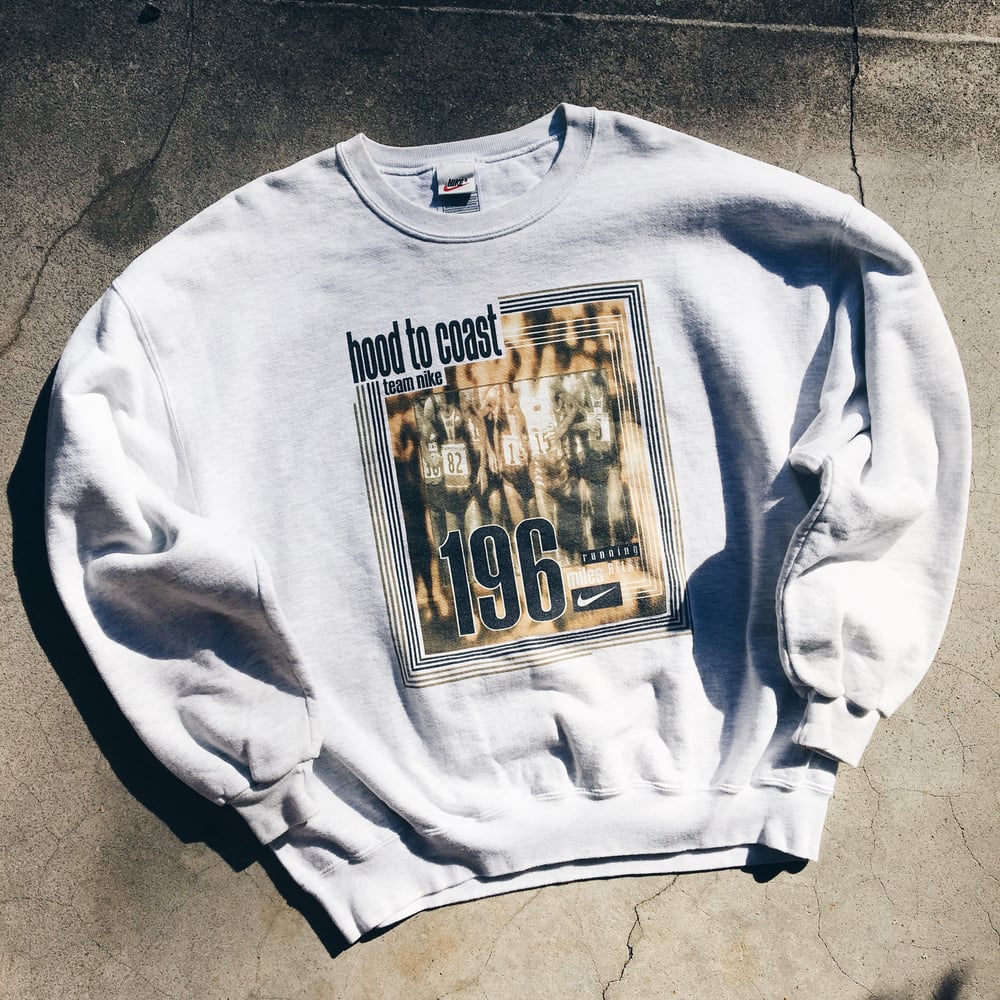 Image of Original 1996 Nike Hood To Coast “Team Nike” Crewneck Sweatshirt.