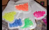 Neon Mixed size crystals 
