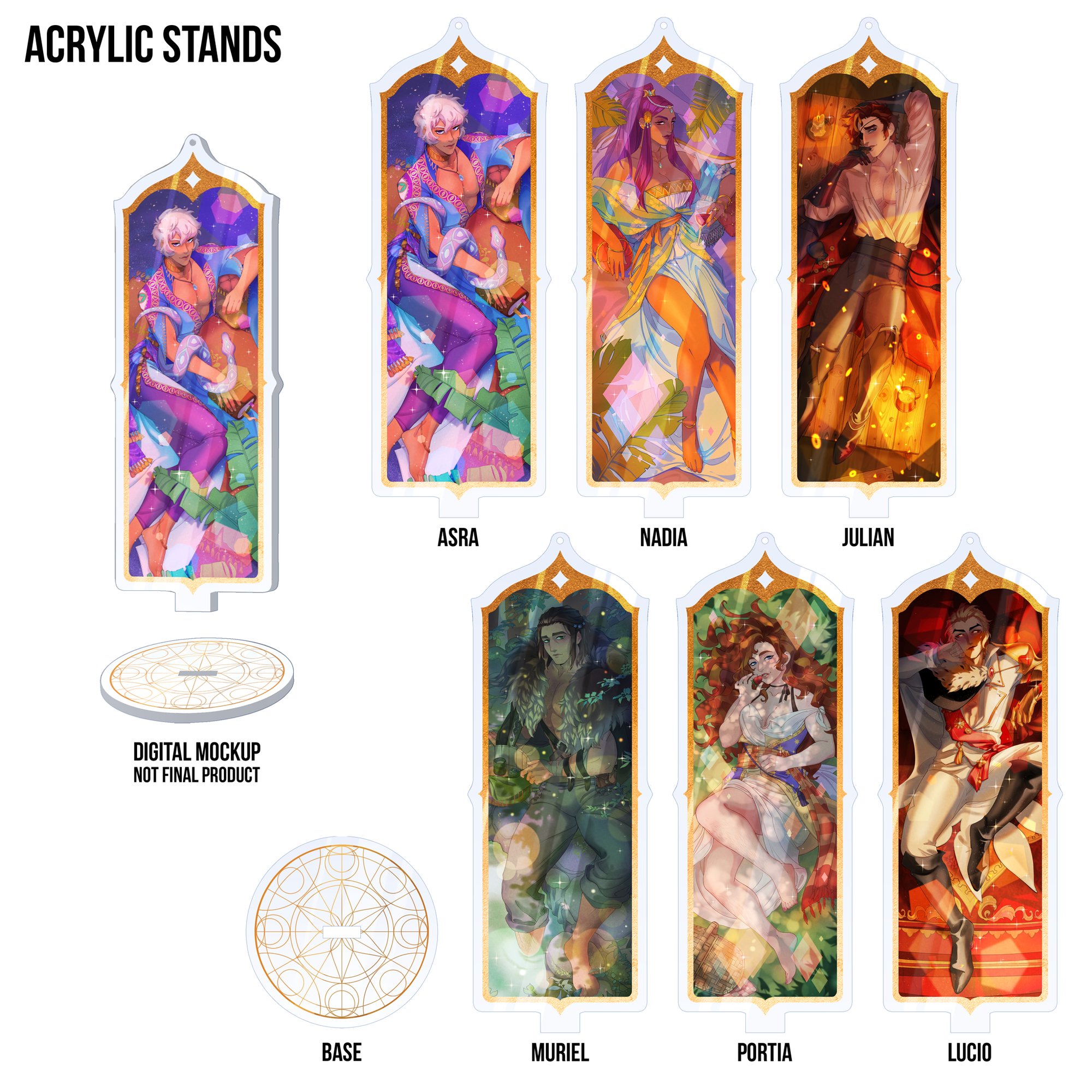 The Arcana Acrylic Charms/Standees (LIMITED EDITION) | The Dorian Store