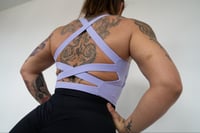 Image 1 of UPerform Elevate Cross Back Bra- Violet 