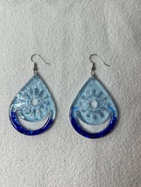 Image 2 of Resin Sun Earrings 