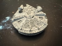 Image 16 of Star Wars X-Wing Millenium Falcon YT-1300 Freighter HAND PAINTED 14k 3D