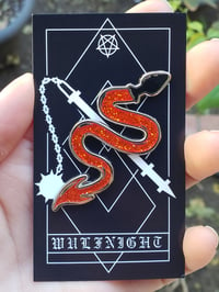 The Devils Dungeon Enamel Pin Glitter Edition