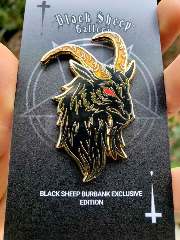 Image of Black Sheep Gallery Enamel Pin