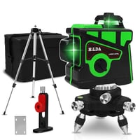 Laser Level 12 Lines 3D Self-Leveling 360 Horizontal And Vertical Cross Super Powerful Green Laser B