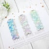 Set of 3 Mermaid / Lace Glitter Hair Clips