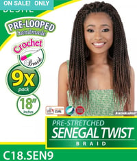 Image 1 of Senegal Twist Braid 18"