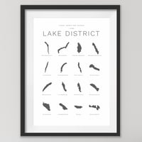 Image 1 of Lakes of The Lake District - White/Charcoal