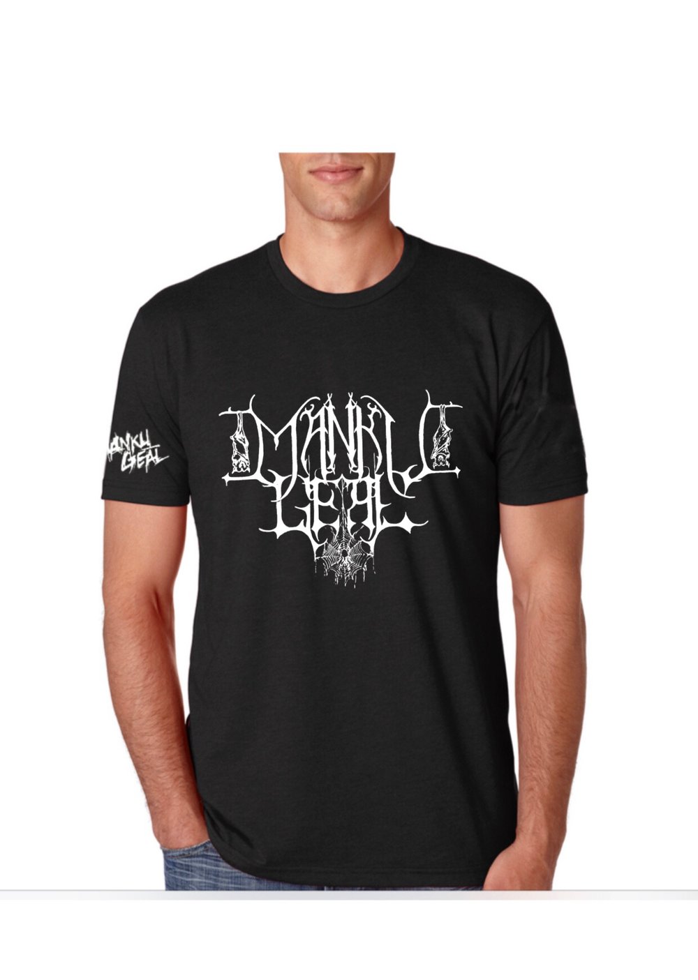 Mankult Mens Black Tee