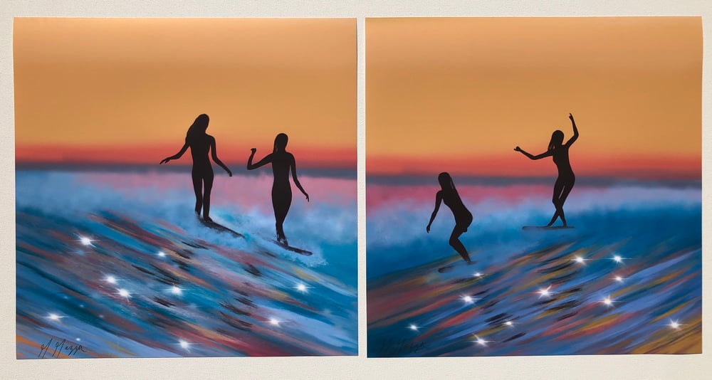 Image of Surfer Girls Prints