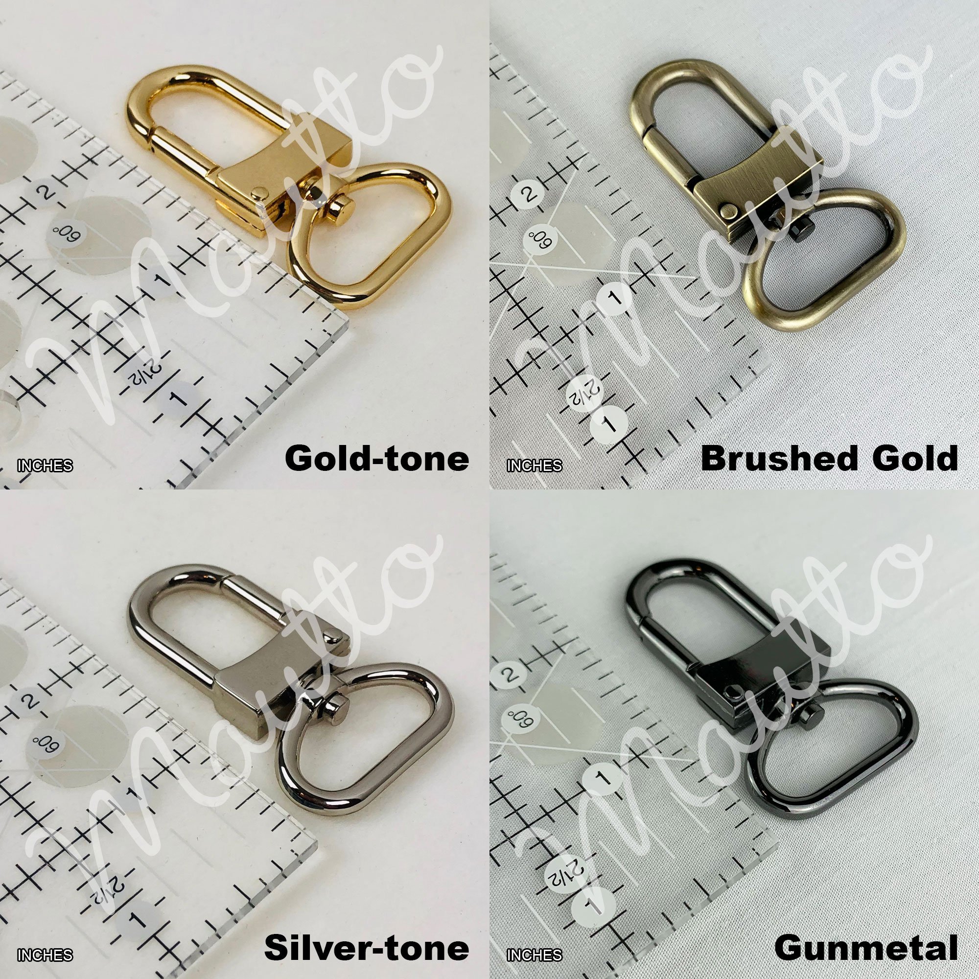 Strap Extender for Purses and Bags - Large Clip for Bags with Thick  Hardware - Heavy Duty Gold-tone Chain & Swiveling Clip