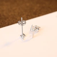 Image 2 of Lightning Bolt Stud Earrings (925 Silver)