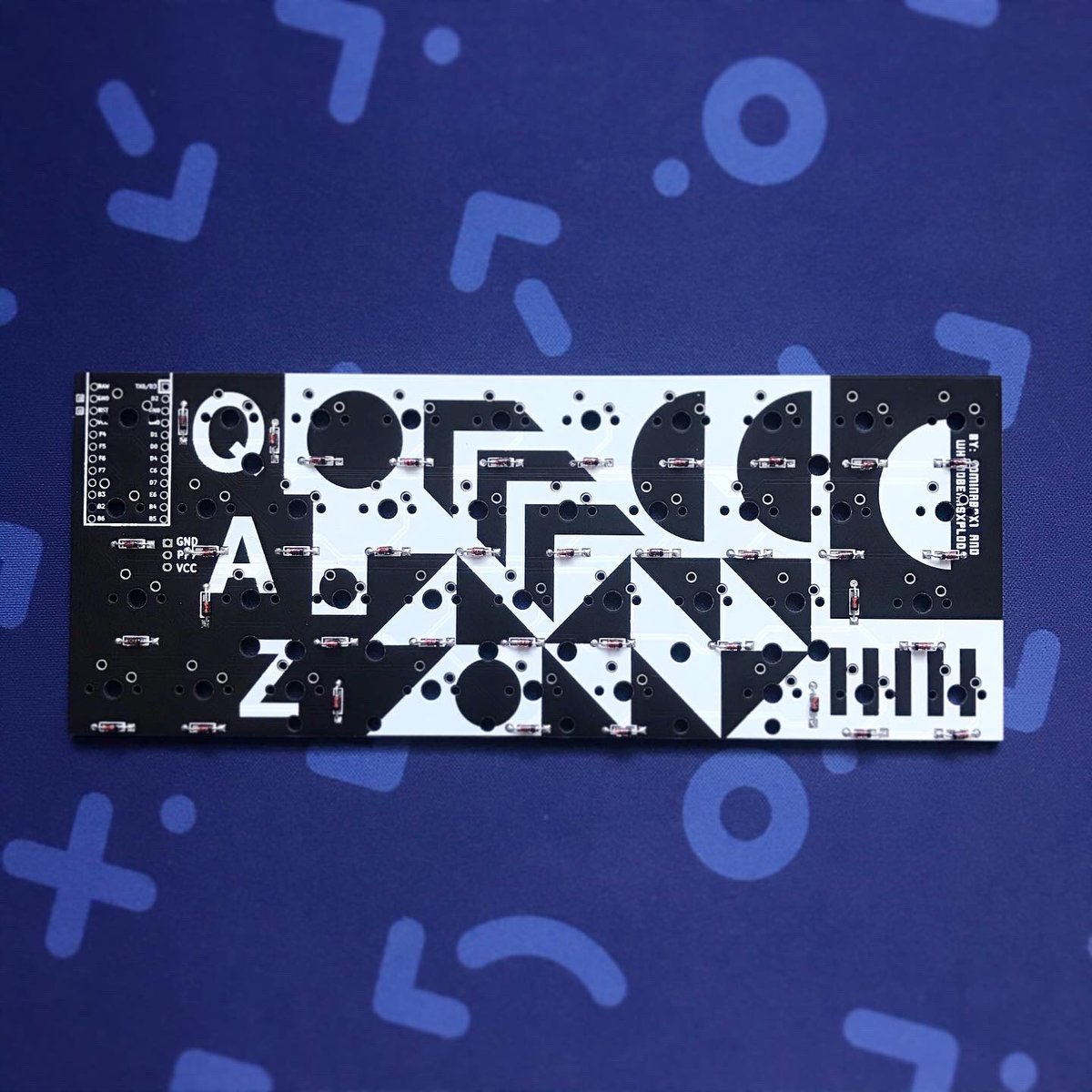 QAZ Keyboard PCB (PCB Only) | Coffee Break Keyboards