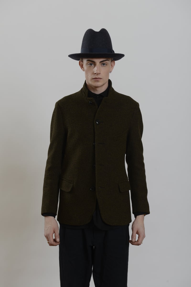 Top Boy Jacket Heather wool £350.00 | Workhouse England