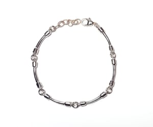 Image of Silver Bone Bracelet